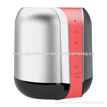 Mini Portable Bluetooth Stereo Speaker, Waterproof, Aux-in Jack, BT V3.0